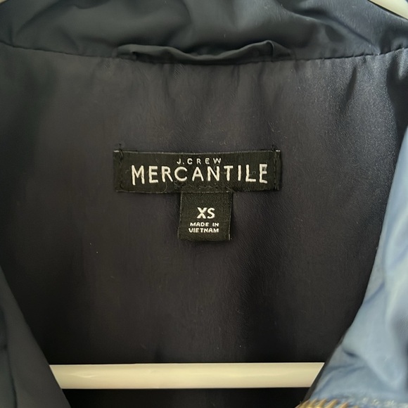 J. Crew Puffer Vest Navy - Picture 2 of 5